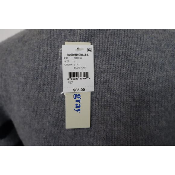 Dylan Gray Merino Wool Stripe Sleeve‎ Sweater Size L - Picture 4 of 5